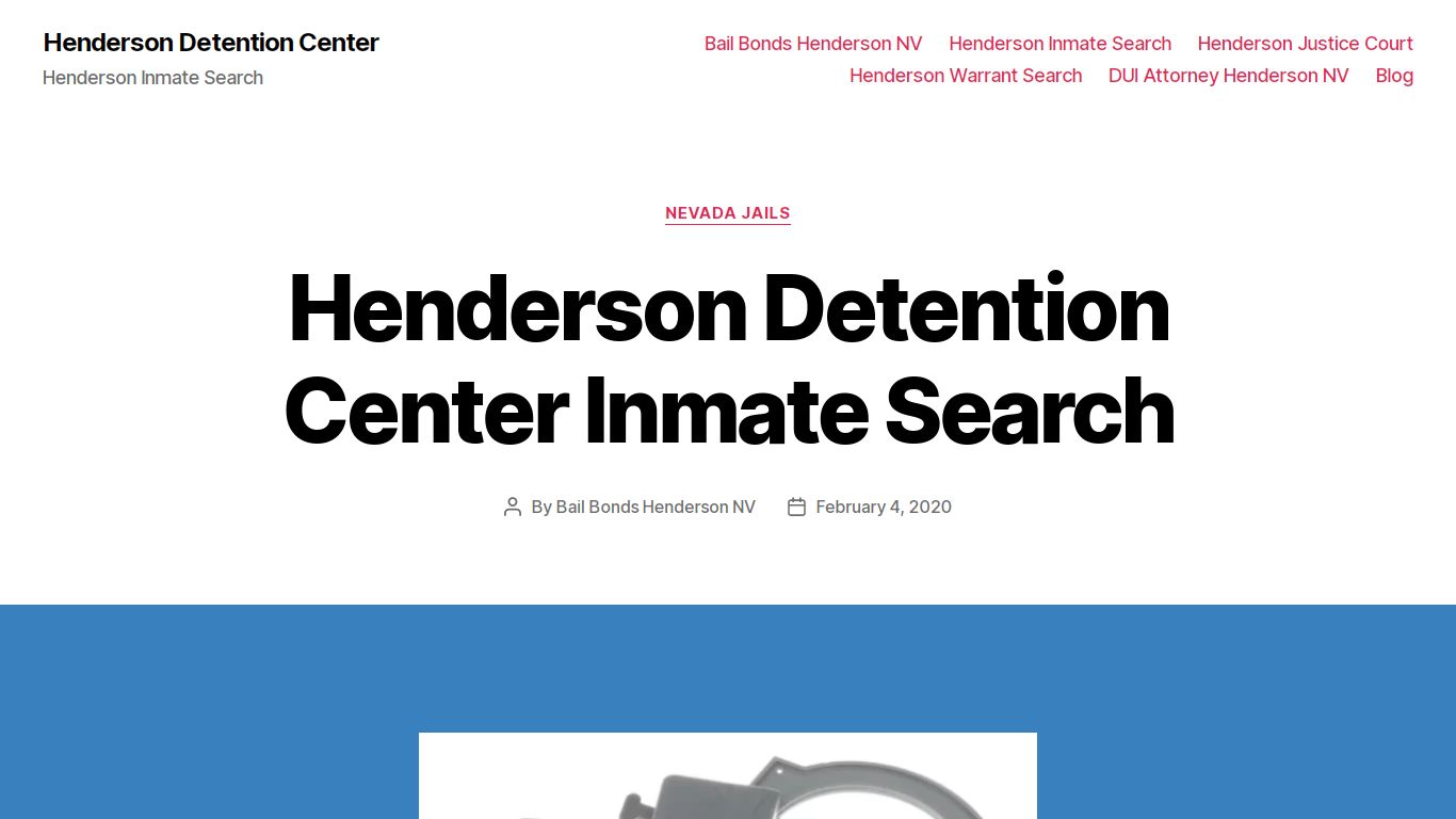 Henderson Detention Center Inmate Search - Henderson ...